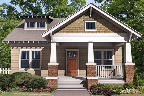 Charming Craftsman Bungalow With Deep Front Porch 50103ph Architectural Designs House Plans
