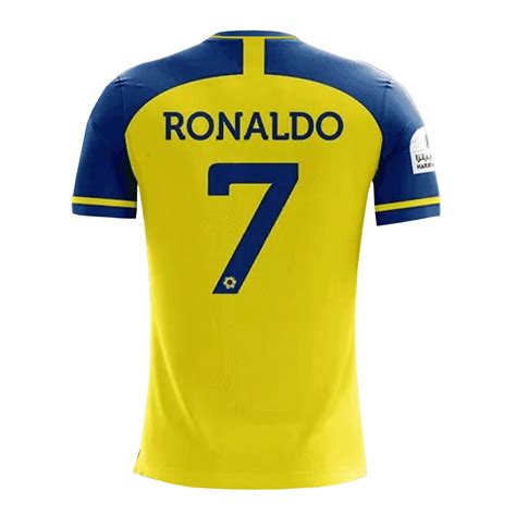 Camiseta Auténtica Ronaldo 7 Al Nassr 202223 Primera Equipación Local Hombre Duneus Versión