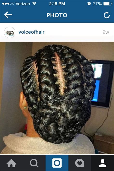 The interesting thing is, as a part of the culture of african american people, different types of african braids were seen as a symbol of a person's social or marital status, age group, religion, etc. Braided bun, braids, goddess braids | Hair | Pinterest ...