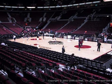 Seat View From Section 110 At The Moda Center Portland Trail Blazers