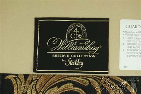 49203ec Stickley Colonial Williamsburg Mahogany Loveseat Sofa