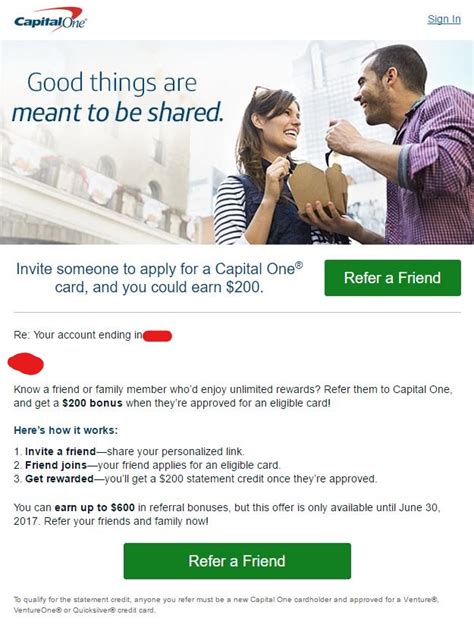 Capital One Referral Links Now Available (Targeted?) - US Credit Card Guide
