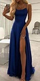 Blue Cute Long Prom Dresses Outfit Ideas for Graduation for Teens ...