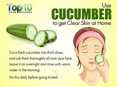 Skin Cucumber Clear Top10homeremedies Natural Care Face