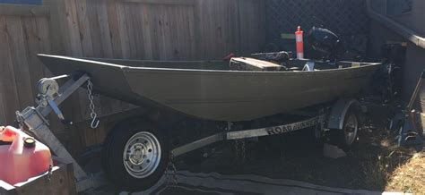 12ft Jon Boat Motor And Trailer L 1236 West Shore Langfordcolwood