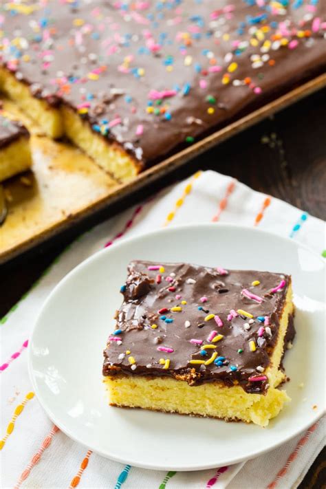 Cream Cheese Sheet Cake With Chocolate Icing Spicy Southern Kitchen