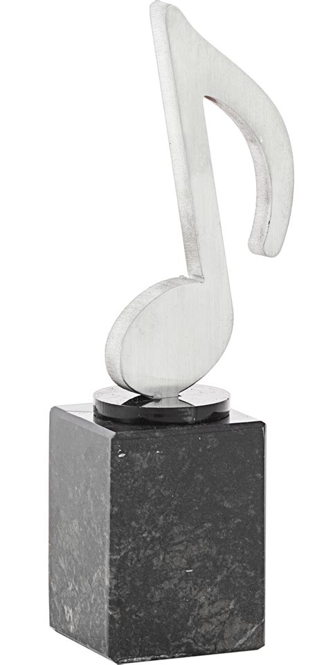 Aluminum Musical Note Trophy