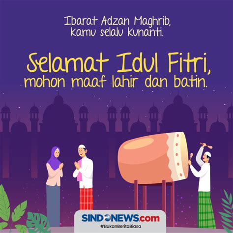 Sindografis Selamat Hari Raya Idul Fitri 1442 H Mohon Maaf Lahir Dan