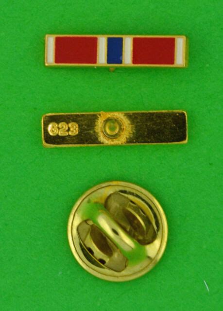 Bronze Star Medal Lapel Pin Mini Ribbon Bar Original Military Gi