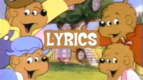 The Berenstain Bears 1985 Tv Series Theme Song Lyrics Youtube