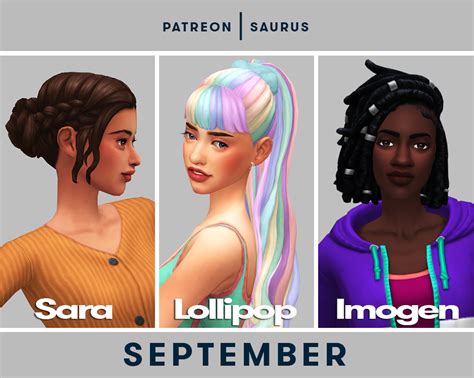 Hail Sims Sims 4 Cc — Saurus Ingrid Hair