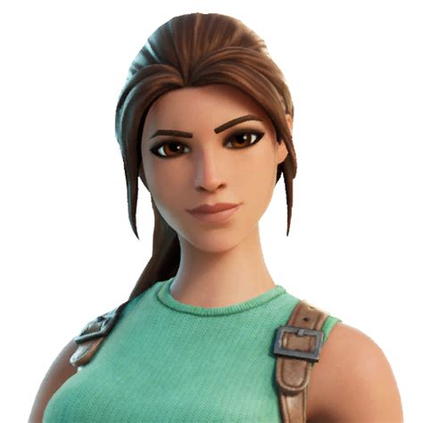 Fortnite Lara Croft Skin Character Png Images Pro Game Guides