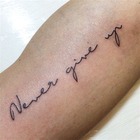 101 Amazing Never Give Up Tattoo Ideas You Will Love Tattoo Never