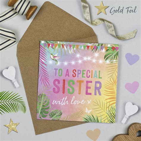Festival Special Sister Card By Michelle Fiedler Design
