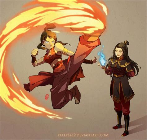 Korra In Fire Nation Clothing Awesome Whys Azula In There To Quote