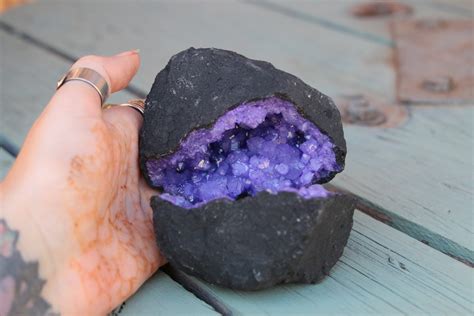 Amethyst Crystal Geode Extra Large Whole Geode Dyed Chakra
