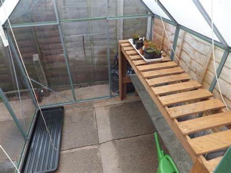 This project was born out of necessity. Greenhouse staging | Greenhouse staging, Greenhouse, Diy ...