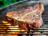 T Bone Steak On Gas Grill Photos