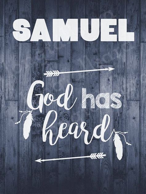 Meaning Of Samuel Name In The Bible Good Business Names