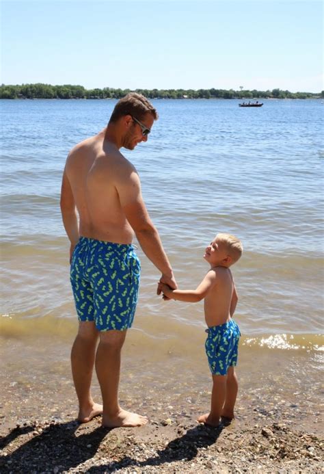 Adorable Matching Swimwear For Fathers And Sons Emily Reviews