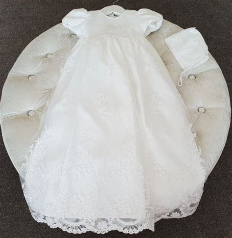 Romano Princess Ivory Lace Baby Girls Christeningbaptism Gown
