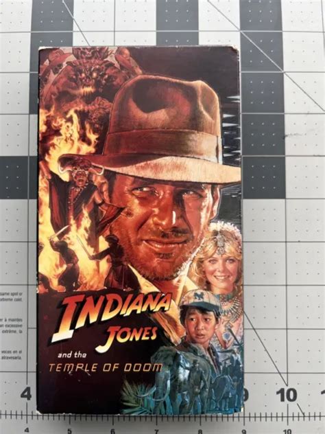 INDIANA JONES VHS The Temple Of Harrison Ford Vintage 1984 Doom