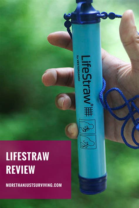 Generally, water is filtered by local water authorities. LifeStraw Personal Water Filter Review | Water filter ...