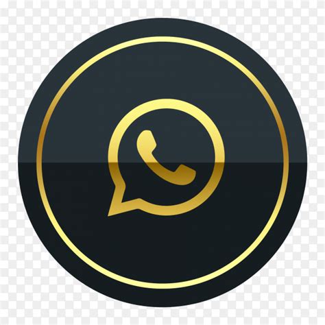 Whatsapp Logo Premium Of Golden Social Media Png Similar Png