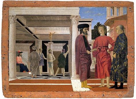 Piero Della Francesca Flagellazione Di Cristo Ca 1459 Tempera Su