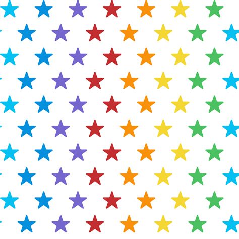 Printable Coloured Stars