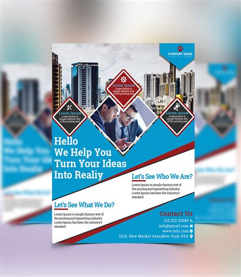 Free Psd Corporate Flyer Design Template On Behance