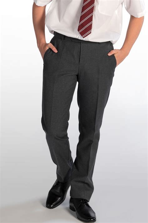 Buy Trutex Grey Senior Boys Classic School Trousers From Next Poland