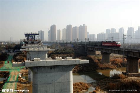 西安火车站改建浐河大桥摄影图图片素材其他摄影图库昵图网