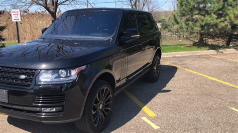 2015 Range Rover Hse Rare Black Edition Youtube