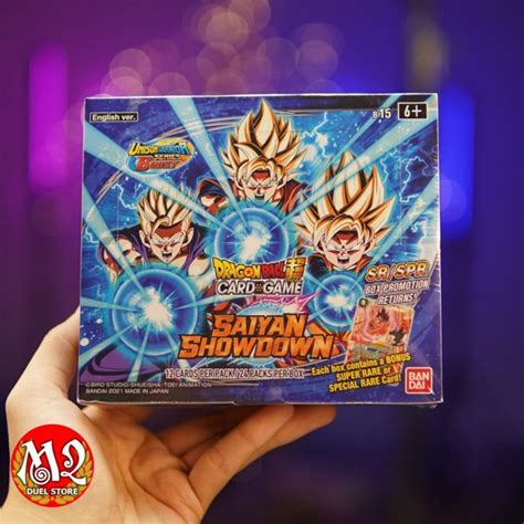 Hộp Thẻ Bài Dragon Ball Super Card Game Saiyan Showdown B15 Booster