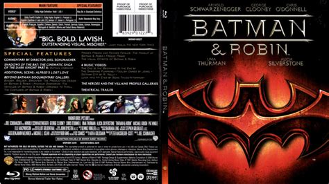 Batman And Robin 1997 Slim Blu Ray Cover And Label Dvdcovercom