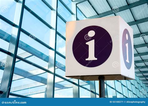 Help Desk Information Sign Stock Image Image Of Airport Arrival