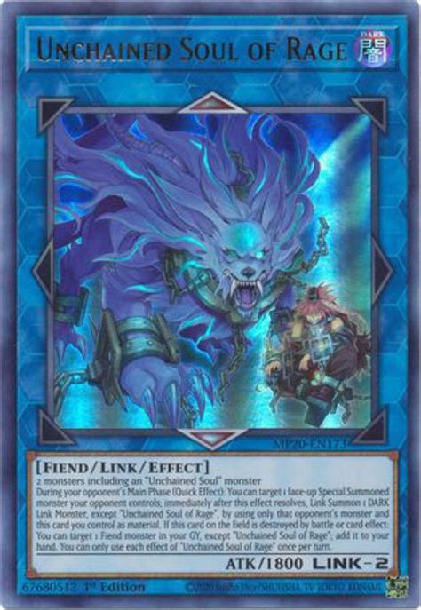 Yugioh 2020 Tin Of Lost Memories Single Card Ultra Rare Unchained Soul