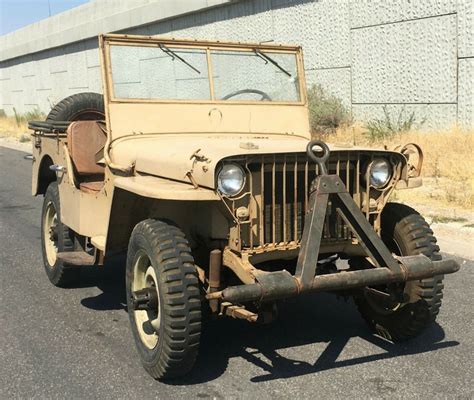 1942 Willys Mb Slat Grille Wwii 503 Army Jeep Classic Willys Mb