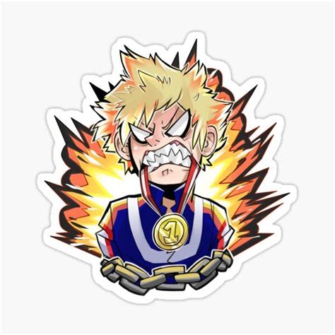 Bakugo Stickers In 2021 Anime Stickers Cute Anime Boy Chibi
