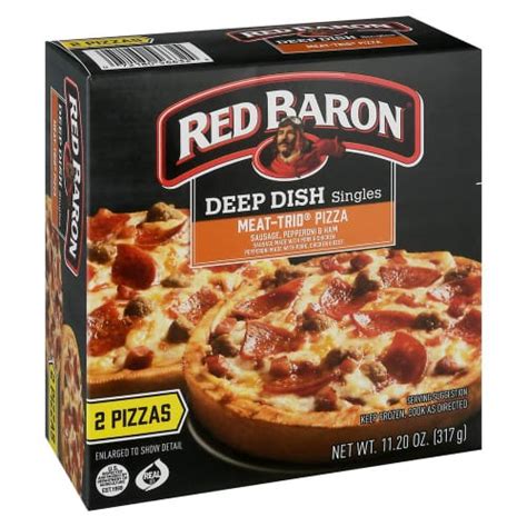 Deep Dish Singles Meat Trio Pizza Red Baron 2 Pizzas Delivery Cornershop By Uber