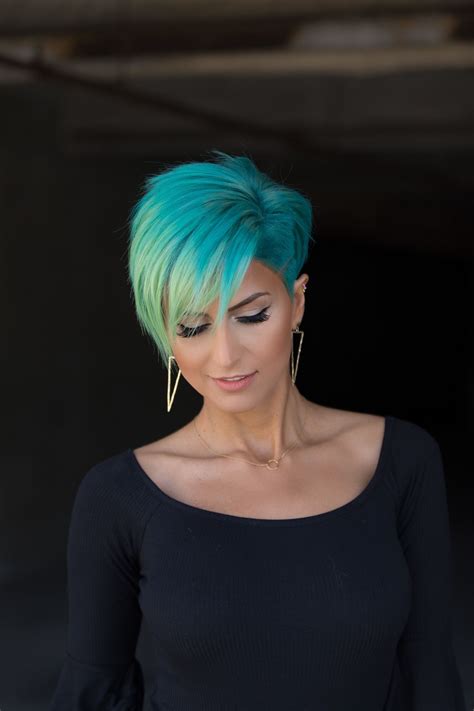 Ace Funky Hair Colors For Pixie Cuts Low Maintenance Hairstyles Women