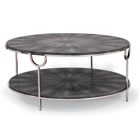 Vogue Shagreen Cocktail Table Shagreen Coffee Table Charcoal Coffee Table Coffee Table