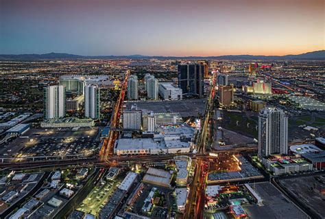 Las Vegas Sunset Skyline Photo By Duallogic On Envato Elements 03f