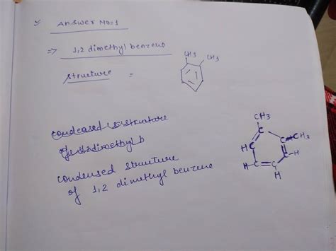 Benzene Condensed Structural Formula