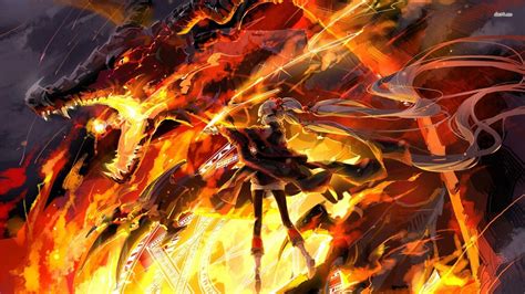 20 Anime Fire Wallpaper Hd Anime Wallpaper