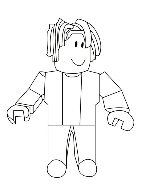 41 Roblox Coloring Pages Noob Crate And Kids Free Printable Coloring Page