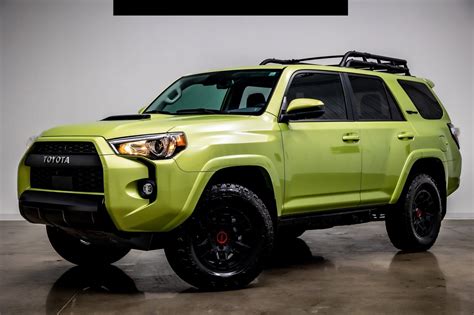 2022 Toyota 4runner Trd Pro 65 Miles Lime Rush Sport Utility Regular