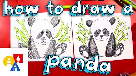 How To Draw A Panda Bear Art For Kids Hub Panda Art Art For Kids