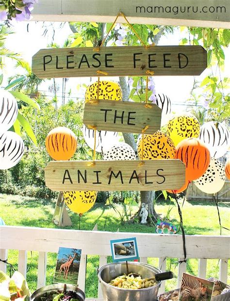 The Complete Guide To The Best Zoo Birthday Party Mamaguru Diy
